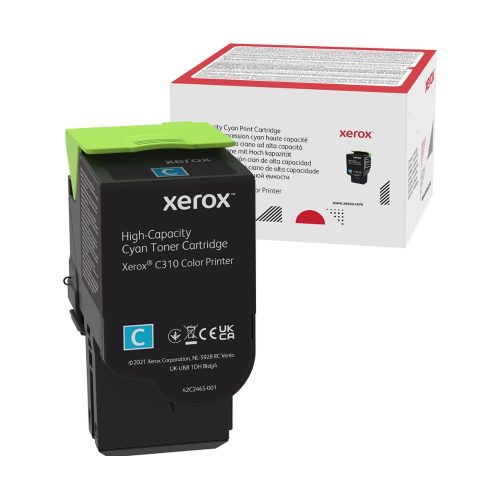 Xerox C310,C315 toner Cyan 5500 oldalra