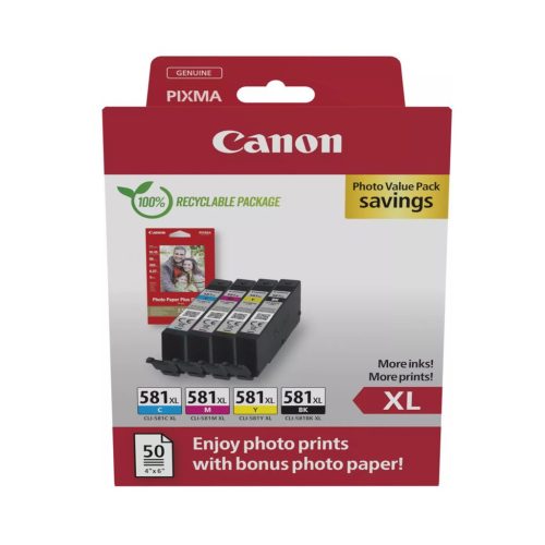 Canon CLI-581XL Tintapatron Multipack Photo 4x8,3ml