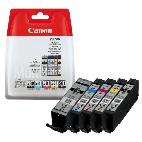 Canon PGI-580 + CLI-581 Tintapatron Multipack 1x11,2 ml + 4x5,6 ml