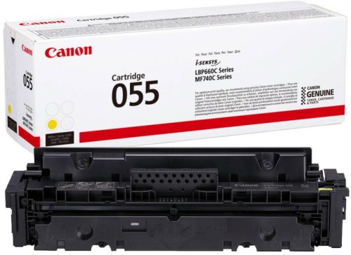 Canon CRG055 Toner Yellow 2.100 oldal kapacitás