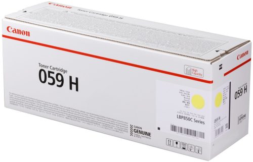 Canon CRG059H Toner Yellow 13.500 oldal kapacitás