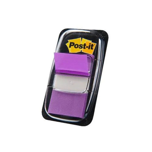 JELÖLŐCÍMKE MŰANYAG 50LAP 25,4X43,2MM LILA 3M POST-IT