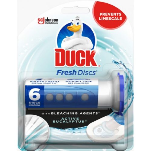 WC öbíltő korong zselés 36 ml Fresh Discs Duck® Eukaliptusz