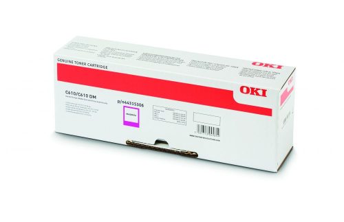 OKI C610 Toner Magenta 6000 oldalra