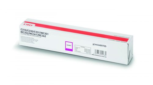 Oki C310/330/510/530/MC351 Toner Magenta 2000 oldalra