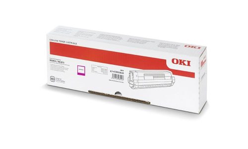 Oki MC853,MC873 Toner Magenta 7300 oldalra