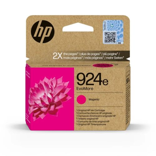 HP 4K0U8NE Tintapatron Magenta 800 oldal kapacitás No.924e EvoMore