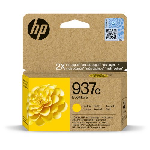 HP 4S6W9NE Tintapatron Black 2.500 oldal kapacitás No.937e EvoMore