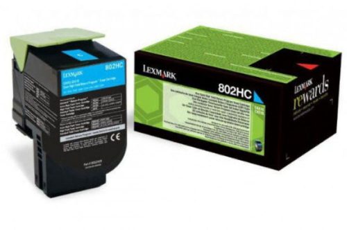 Lexmark CX410/510 High Return Toner Cyan 3K (Eredeti) 80C2HC0