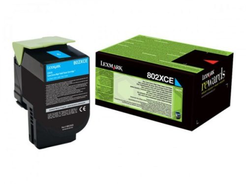 Lexmark CX510 Extra High Corporate Toner Cyan 4k (Eredeti) 80C2XCE