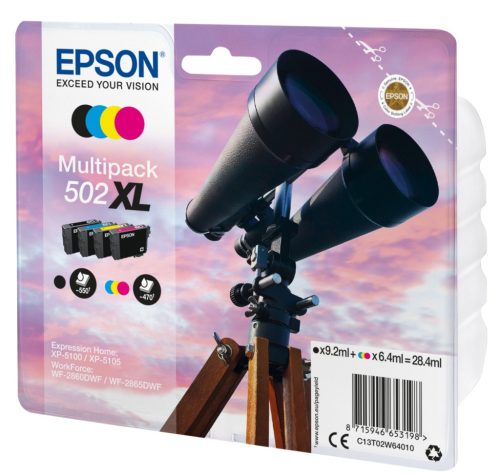 Epson T02W1 tintapatron black EREDETI