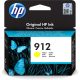 Hp 912/3YL79AE tintapatron yellow EREDETI