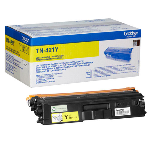 BROTHER TN421 TONER YELLOW EREDETI