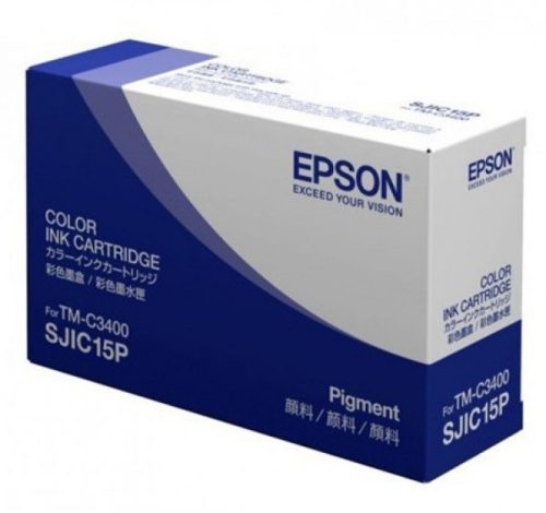 Epson SJIC15P C3400 Tintapatron Color 26,3ml