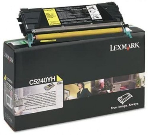 Lexmark C524/534 High Return Toner Yellow 5K (Eredeti) C5240YH