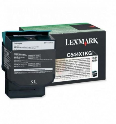 Lexmark C544/X544 Extra High Return Toner Black 6K (Eredeti) C544X1KG