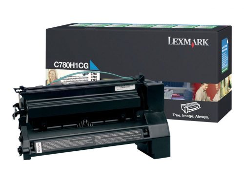 Lexmark C78x/X782 High Return Toner Cyan 10K (Eredeti) C780H1CG