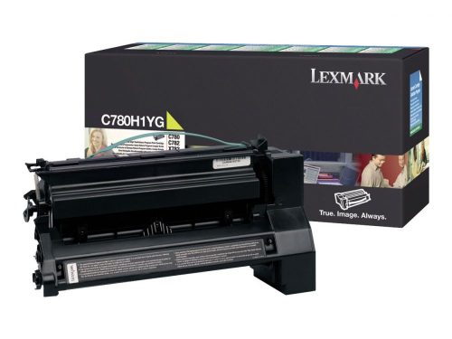 Lexmark C78x/X782 High Return Toner Yellow 10K (Eredeti) C780H1YG