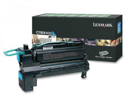 Lexmark C792 Extra High Return Toner Cyan 20K (Eredeti) C792X1CG