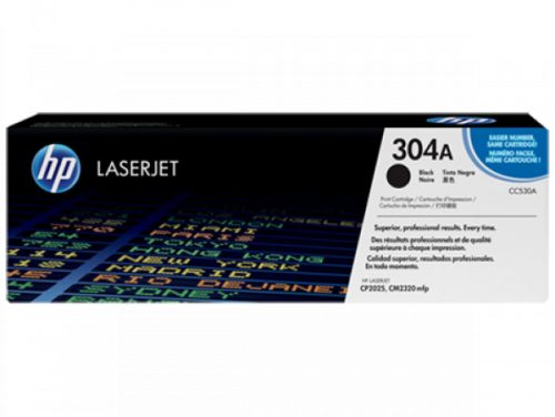 HP CC530A Toner Black 3.500 oldal kapacitás No.304A