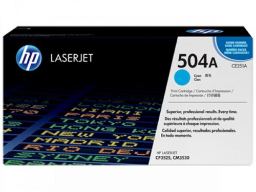 HP CE251A Toner Cyan 7.000 oldal kapacitás No.504A