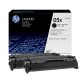 HP CE505XD Toner Black 2*6.500 oldal kapacitás No.05X