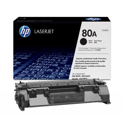 HP CF280A Toner Black 2.560 oldal kapacitás No.80A