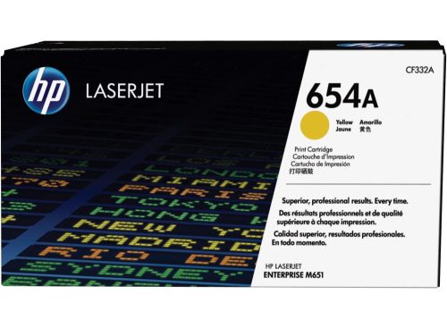 HP CF332A Toner Yellow 15.000 oldal kapacitás No.654A