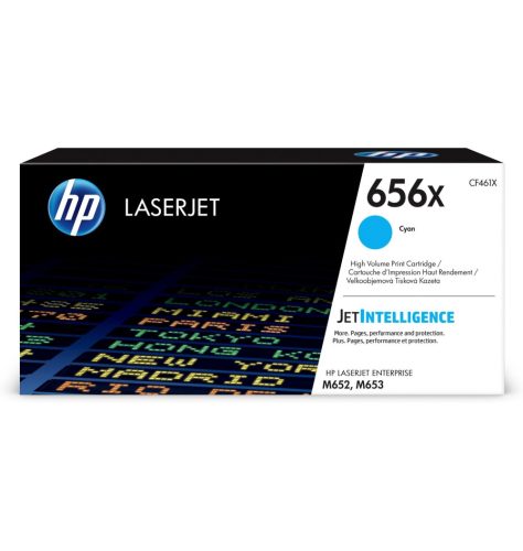 HP CF461X Toner Cyan 22.000 oldal kapacitás No.656X