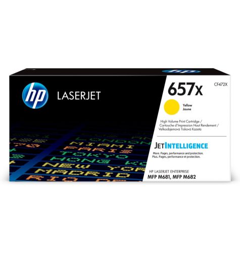 HP CF472X Toner Yellow 23.000 oldal kapacitás No.657X