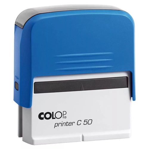 Bélyegző C50 COLOP printer kék ház kék párna