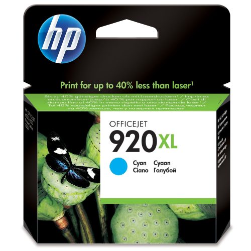 HP 920XL/CD972AE TINTAPATRON CYAN EREDETI