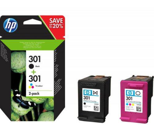 HP 301/N9J72AE TINTAPATRON MULTIPACK BCMY EREDETI