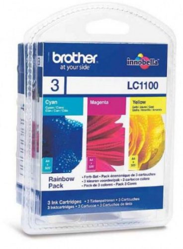 Brother LC1100CMY Tintapatron csomag 3*5,5 ml