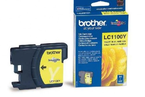 Brother LC1100Y Tintapatron Yellow 5,5 ml 325 oldal kapacitás