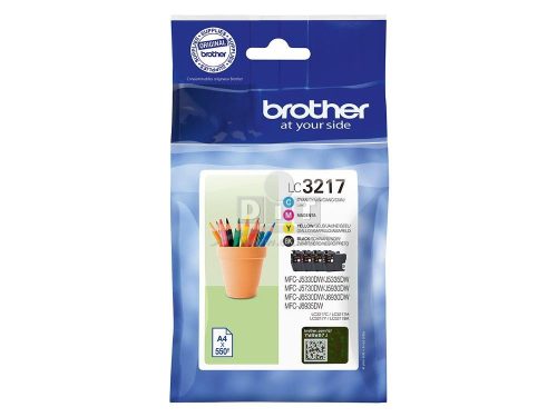 Brother LC3217C Tintapatron Cyan 7,2 ml 550 oldal kapacitás