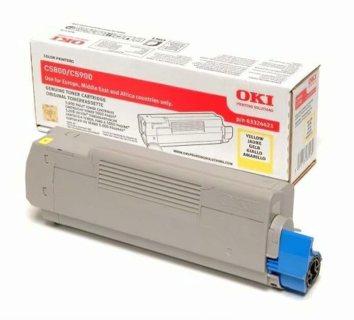 OKI C5800/5900 TONER YELLOW EREDETI