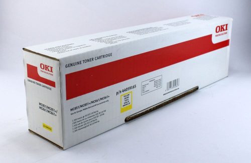 OKI MC851/MC861 FU. TONER YELLOW EREDETI 7,3K