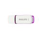 Pendrive 64GB USB 2.0 fehér-lila  PHILIPS Snow Edition