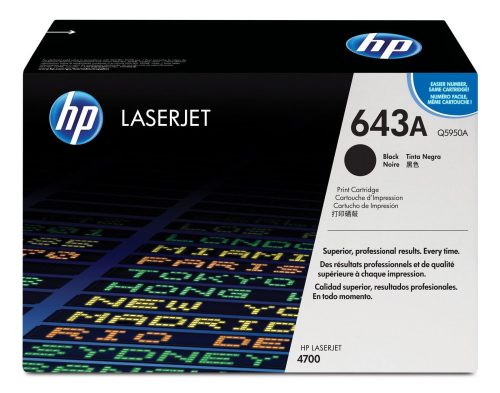 HP Q5950A Toner Black 11.000 oldal kapacitás No.643A