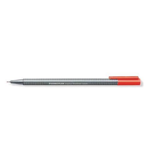 Tűfilc, 0,3 mm, STAEDTLER "Triplus", piros